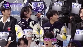 تست استار لول از شرکت کنندگان از "tokyo-japan" با آهنگ "shine by pentagon" و ریکشن هویی در برنامه "boys planet"