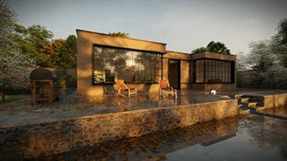 طراحی و انیمیشن خانه ی روستایی در سبزوار