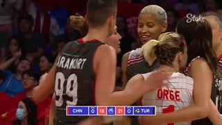 خلاصه بازی ترکیه (۳) - (۱) چین، فینال رقابتهای لیگ ملتهای والیبال بانوان جهان ۲۰۲۳