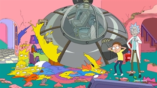 انیمیشن  ریک و مورتی قتل سیمپسون ها دوبله فارسی