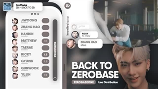لاین آپ آهنگ back to zerobaseone از zerobaseone