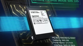 SAMSUNG PM1643a 960GB SAS 12G SFF