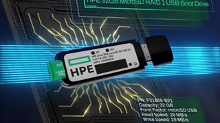 میکرو اس دی  HPE 32GB microSD RAID1 USB Boot Drive با پارت نامبر P21868-B21