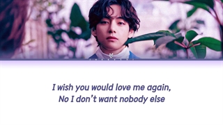 لیریک آهنگ Love me again از V عضو گروه BTS