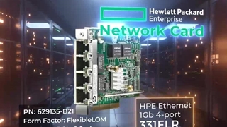 کارت شبکه اچ پی HP Ethernet 1Gb 4-port 331FLR adapter با پارت نامبر 629135-B21