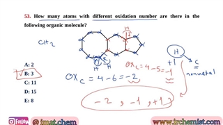 سوالات احتمالی آزمون IMAT ایتالیا - oxidation number - شیمی آیمت دکتر نباتی
