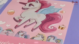 پوستیت فانتزی ۳ مدلی یونیکورن